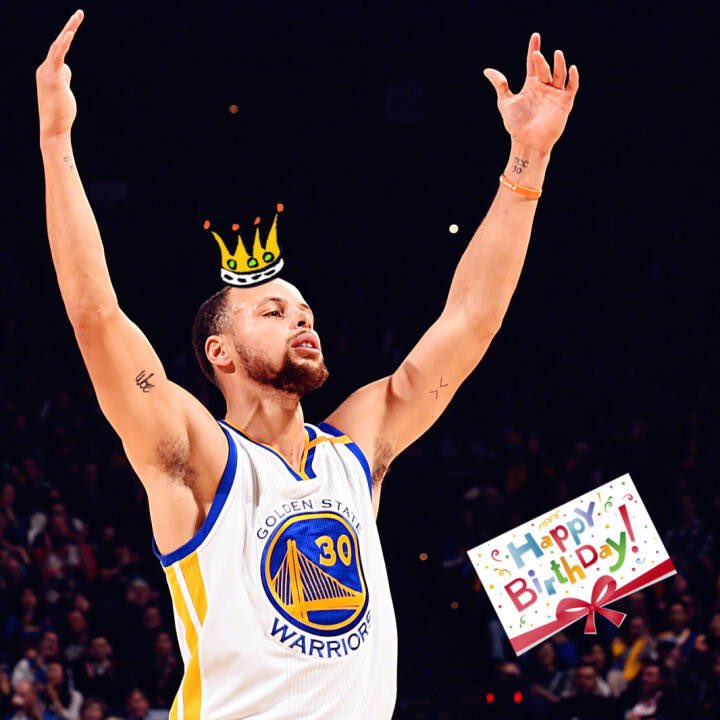 Happy birthday to my idol Stephen curry 