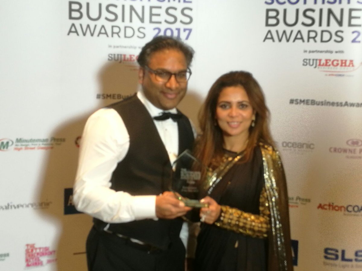 #Entrepreneur of the year 2017 with Puneet @iampg7 #Glasgow <a href="/OceanicMedia/">Oceanic Media</a>