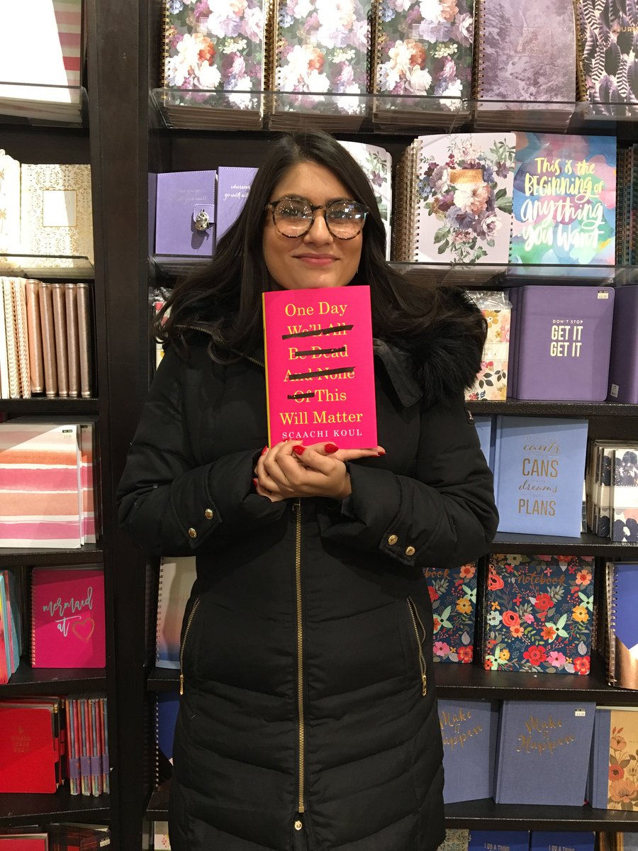 ChinookChapters's tweet photo. Stop in store & grab a signed copy of Scaachi Koul's book 'One Day We'll All Be Dead and None of This Will Matter' #chapterschinook #yyc https://t.co/faZDiCEr8u