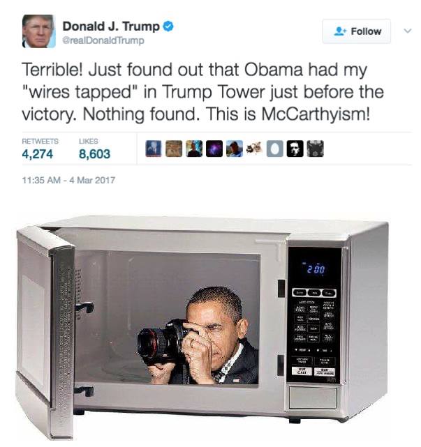 Inside Trump's microwave... 😂😂😂@Coolman77776