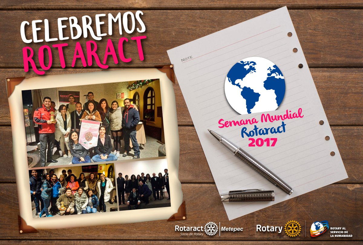 rotaractmetepec's tweet photo. Feliz 49 aniversario de Rotaract en el Mundo!
#SMRMexico2017 #WorldRotaractWeek
#RotaryInternacional
#RotaractMetepec #CelebremosRotaract https://t.co/w69To8MELX