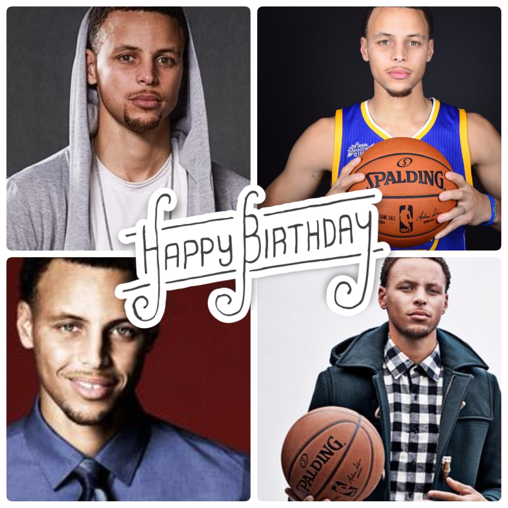 Happy Birthday to the amazingly talented and strong, Stephen Curry. 