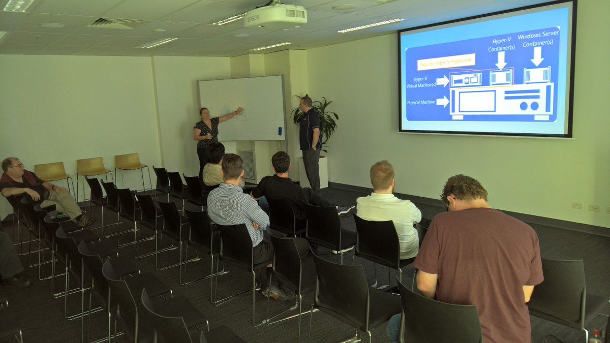 BrettMoff's tweet image. Great discussion of containers in Windows Server 2016. #AWSCC @AdamFowler_IT @erucsbo