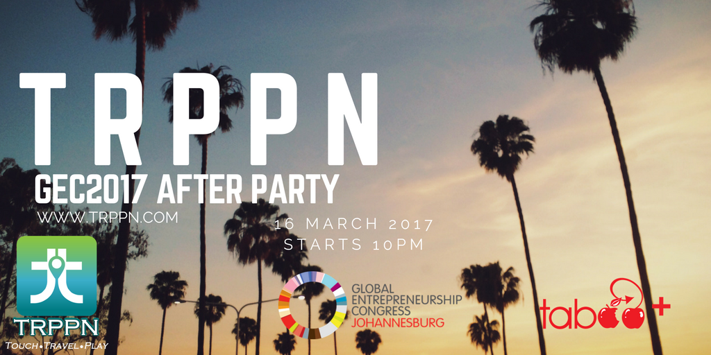 TrppnApp's tweet photo. Visit #TRPPN stand E8 at the #GEC2017 in Johannesburg and remember to get your after party access code from https://t.co/j9BiNdS1I2 https://t.co/Wi5FVktQm0