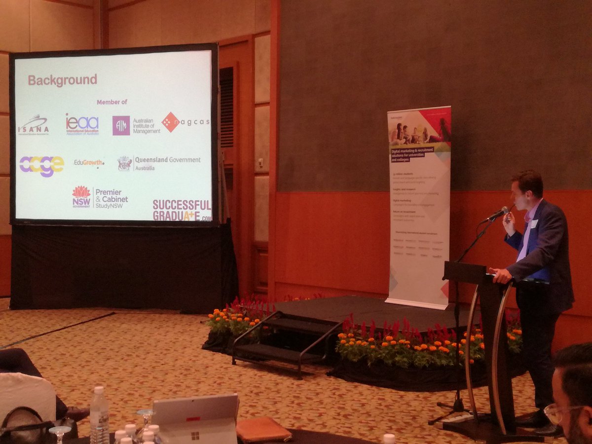 IDP_Connect's tweet photo. Gordon Scott from @SuccessfulGrad 'Employability is an industry word which students don't understand' #isaesa https://t.co/82NFGBIChG