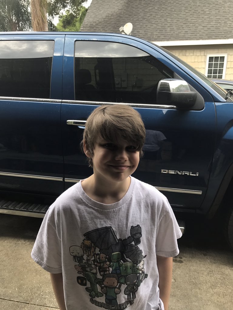 #GMCDenaliContest new hairstyle with a Denali in the background.