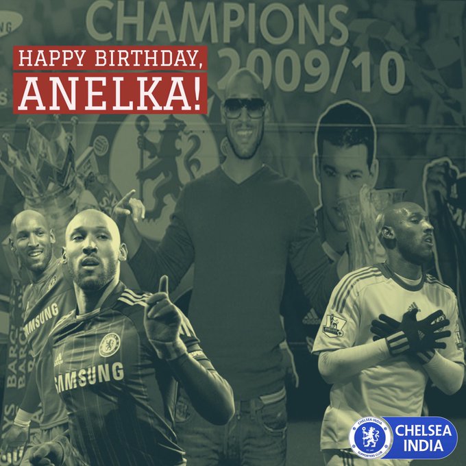 We wish a very happy birthday to former Blue Nicolas Anelka! 