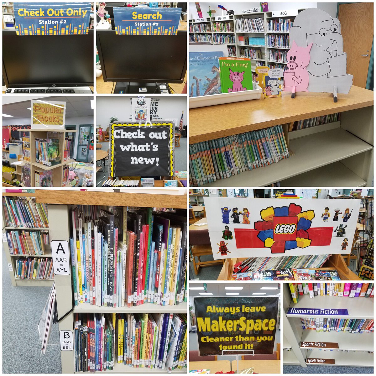 luv2teachtech's tweet image. More from @KendallPatriots.  #librarysignage