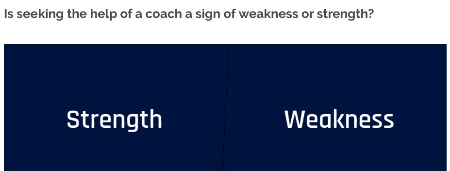BijaSeeds's tweet photo. POLL: Is seeking the help of a coach a sign of weakness or strength?

https://t.co/WzDrEbUSeb
#Advisors #investing #Hedgefunds #coaching https://t.co/WaR1tW8anN