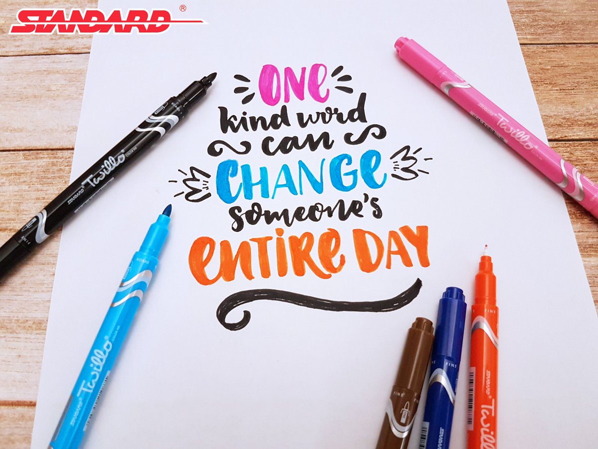 Sobat Standard Twillo dapat digunakan untuk membuat Lettering, Detailing dan Drawing. . #standardpen #twillo #produkindonesia #drawing