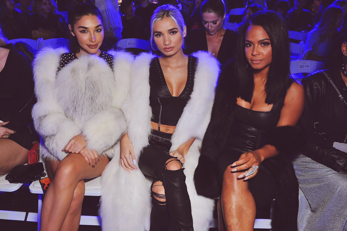 Last nights Thomas Wylde show <a href="/ChantelJeffries/">Chantel Jeffries</a> <a href="/ChristinaMilian/">Christina Milian</a>