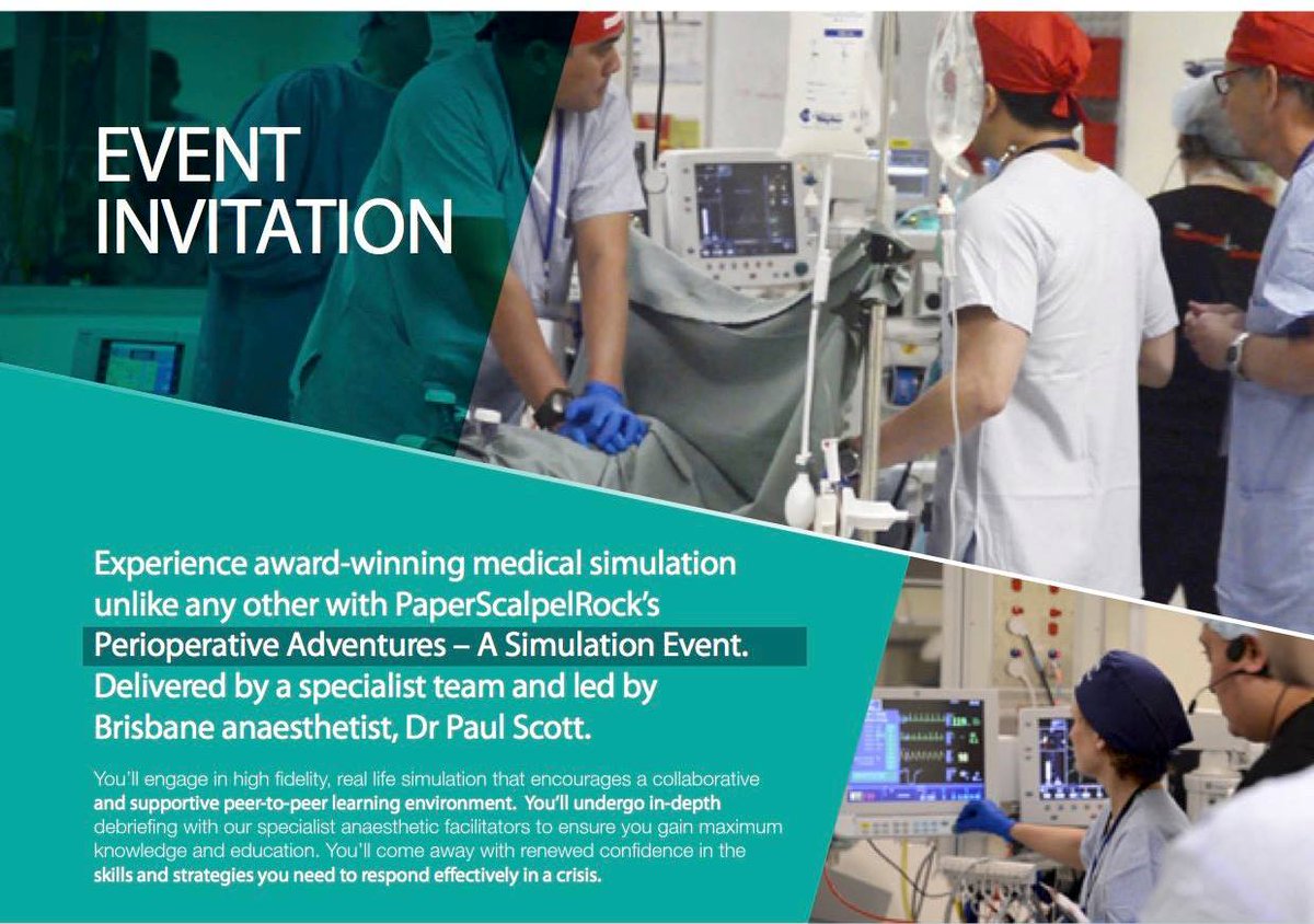 PSRsimulation's tweet photo. Start Early and Earn 100% of your ANZCA CPD Triennium Emergency Response
Activities Points with @PSRsimulation #PSRCRISIS #@ANZCA #ASM17BRIS https://t.co/VPwTY2qbvE