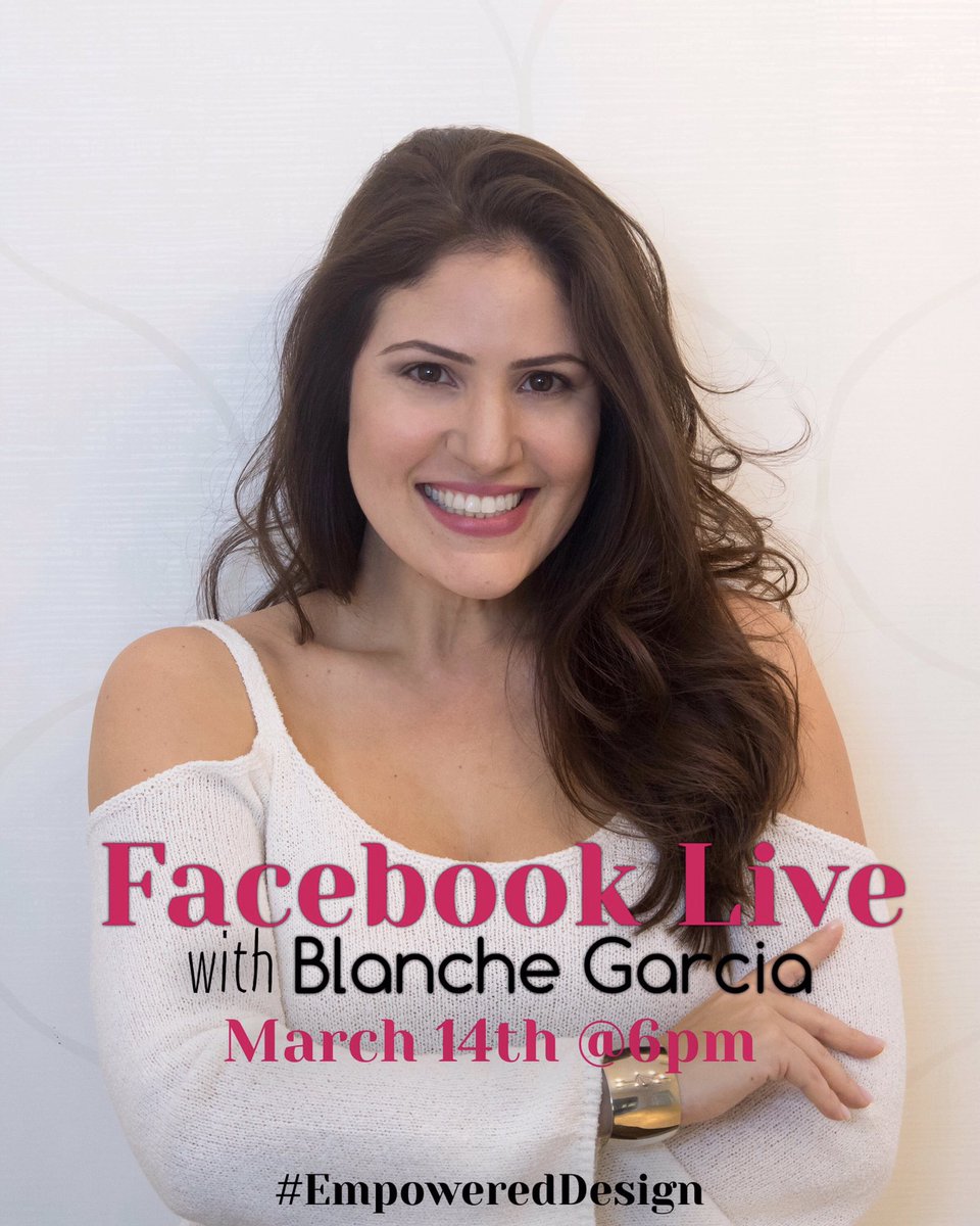 BlancheGarcia's tweet photo. Let's get snowed in together! Tune in tomorrow for my Facebook live @ 6pm EST to chat #EmpoweredDesign.
buy ๐ https://t.co/59LzICLVqg https://t.co/MPukKxVbI1