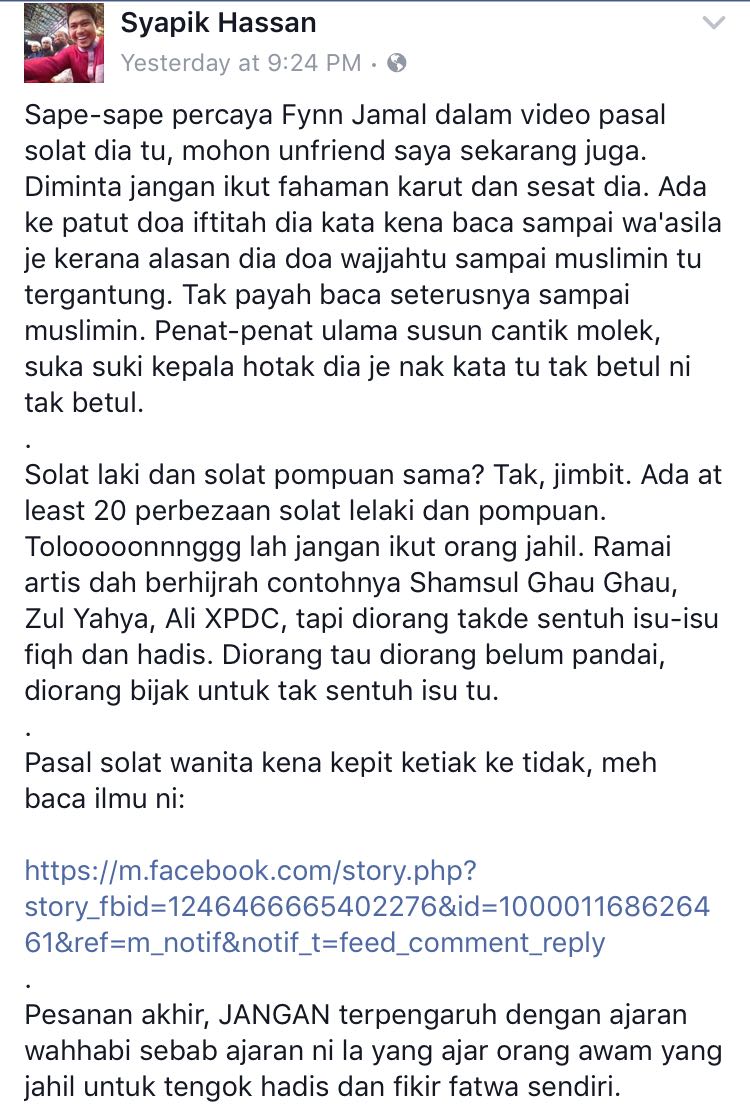 JefriAduba's tweet photo. Fynn Jamal feeling mufti nak jatuh hukum, CASH ditempelak haters intelek https://t.co/eYvZFDIIHb