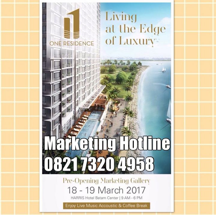 AktivaProperty's tweet photo. Pre Opening Marketing Gallery - ONE RESIDENCE @ Harris Hotel Batam.
18-19 Maret 2017
Hotline : 0821 7320 4958
#apartment #oneresidence https://t.co/PBWopU216t
