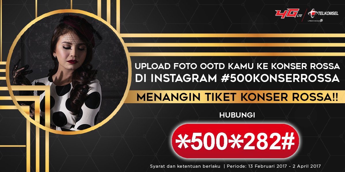 hypo_id's tweet photo. Pilih kostum andalan kamu untuk nonton konser Rossa, upload ke instagram dan RAIH tiket konsernya! Info: https://t.co/v44EhCEX2m https://t.co/Ia7u70Sd7j
