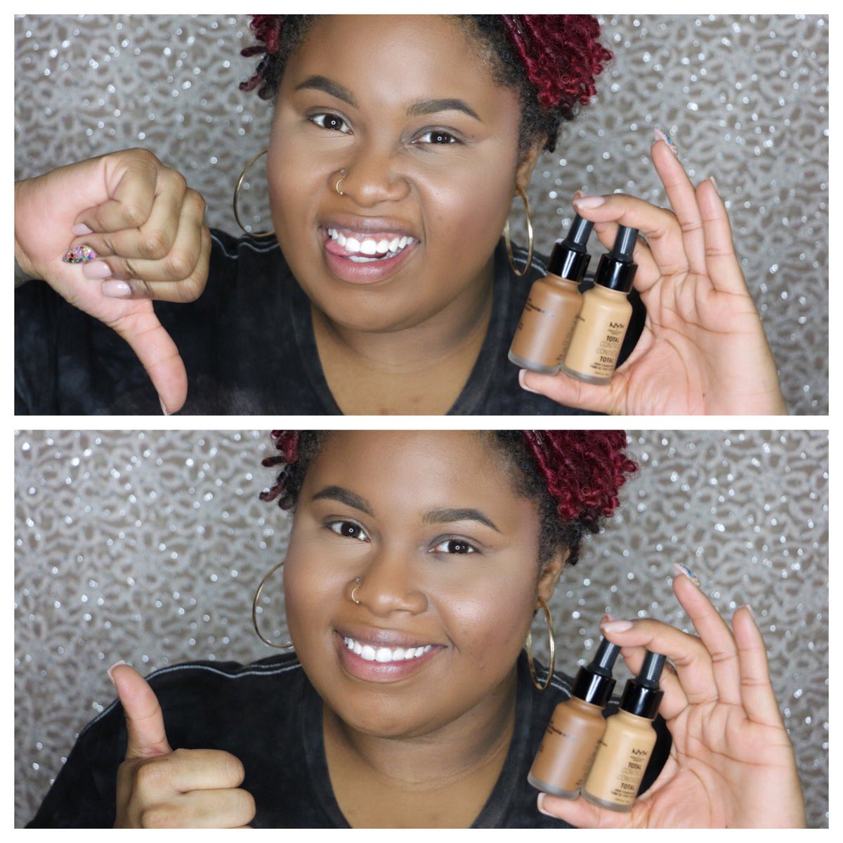NotoriousNeash's tweet photo. New review going up tomorrow! @NyxCosmetics
#nyx #foundation #dropfoundation #bblogger #youtuber #newtuber #makeupreview https://t.co/vBOk1DrYQm