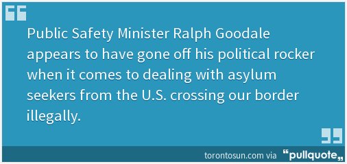 "Instead of addressing problems Goodale, Trudeau and the Liberals attack the people pointing them out" pllqt.it/5xjqeC