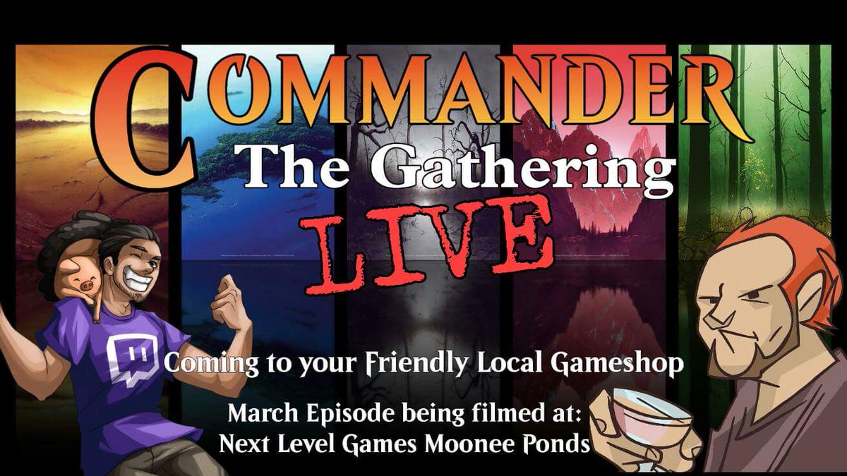 Frankens_1's tweet photo. 2 weeks until we do our first LIVE EVENT! With myself @Silasary @DYoshiiTV and the owner at NLG Moonee Ponds. #MTG #CTGathering 25th March https://t.co/vkXapLFZoV