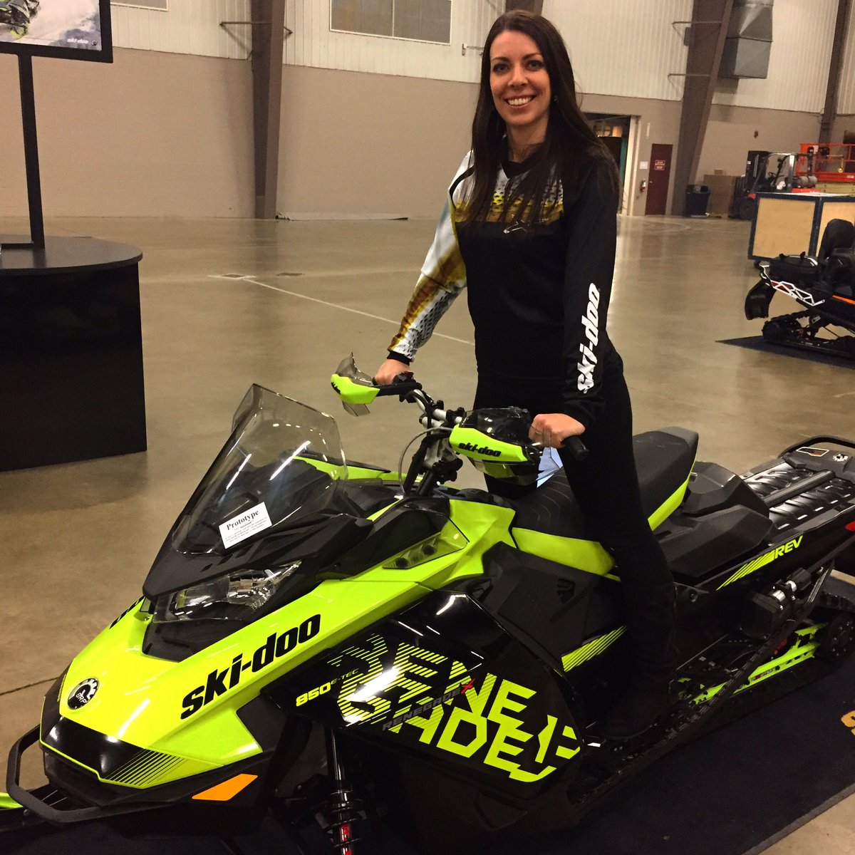 motogirl_jess's tweet image. Fun night at the 2018
Snowmobile sneak peek show! #Skidoo #itswhatsnext