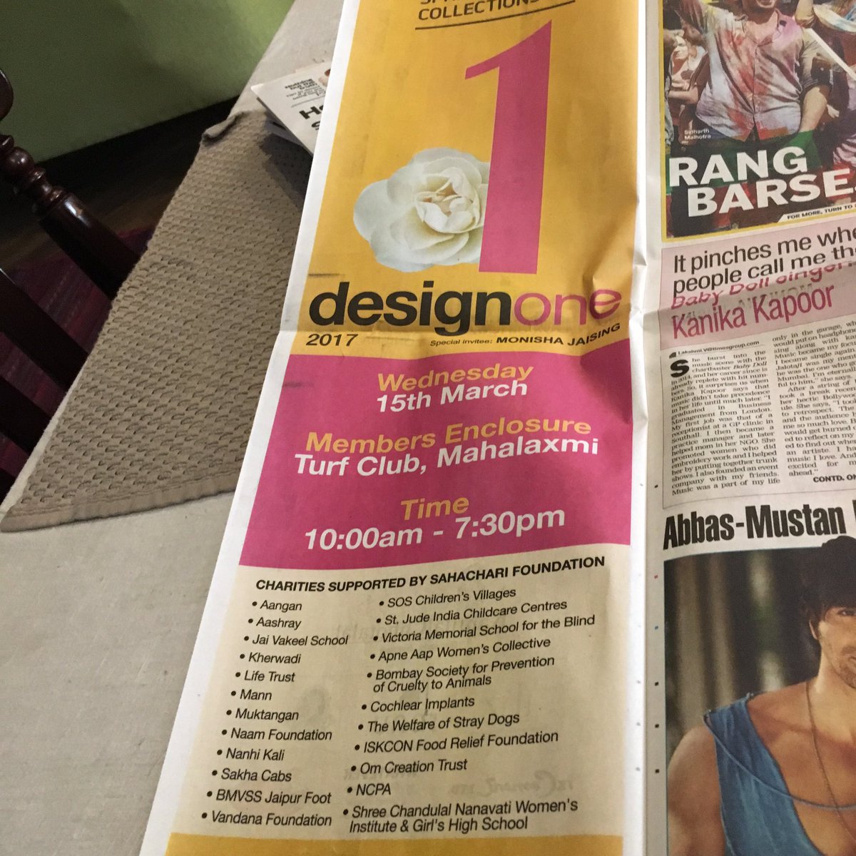 WoofsandHoofsIn's tweet photo. Thank you to the #SahachariFoundation for your support <3 @sahacharievents @SahachariF #DesignOneMumbai https://t.co/WBHBXkEEae
