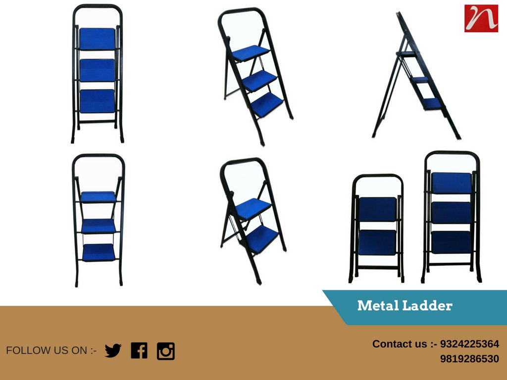 Novarts1's tweet image. Metal Ladder- Powder Coated, Available in 3 Sizes 3/4/5 Steps With 8&quot; Deep Step Along With Matting
#Ladder #Spacesavingfurnitures @Novarts1