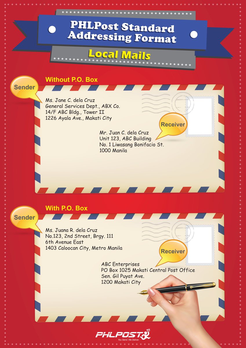 Post Office Philippines on Twitter: "Forgot how to write addresses