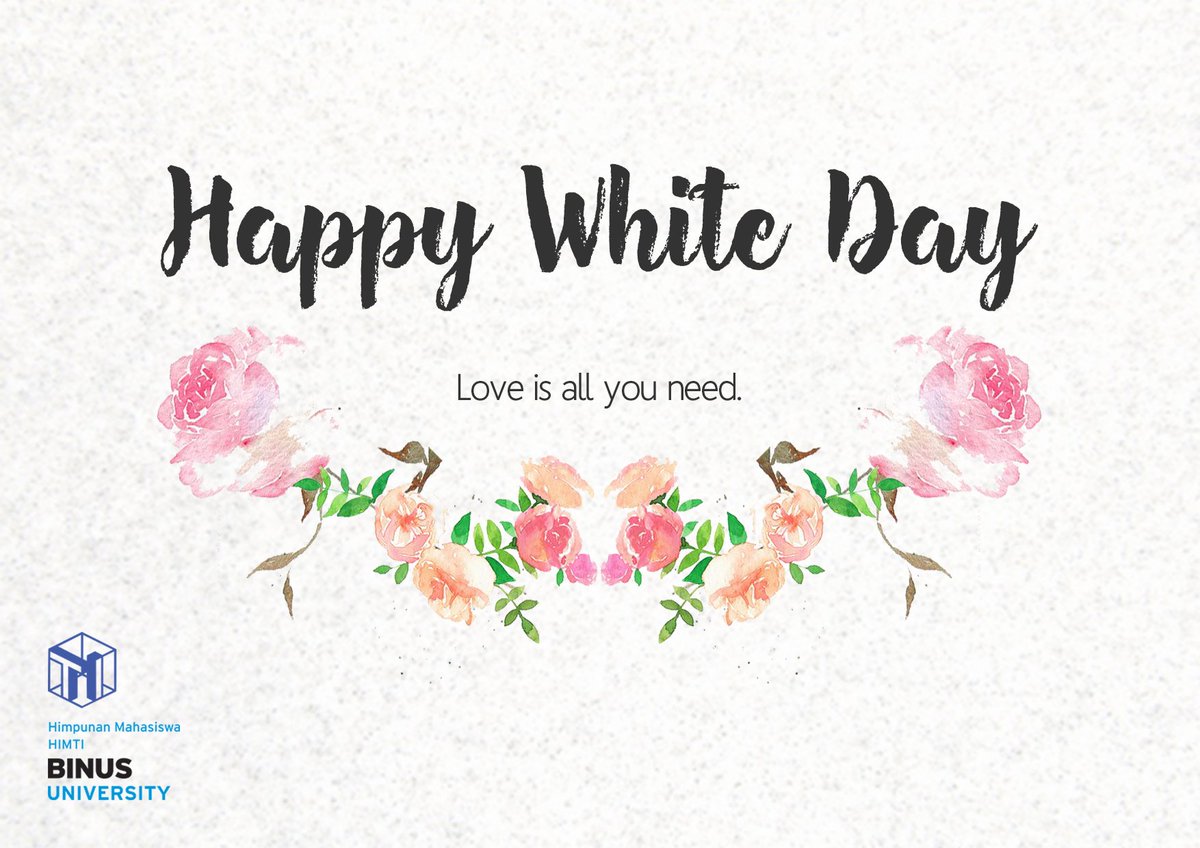 HimtiBinus's tweet photo. All you need is love. But a little chocolate now and then won't hurt. Happy White Day!

#HIMTI
#OneFamilyOneGoal

Designed By: Annisa R.N https://t.co/biQSbRBivZ