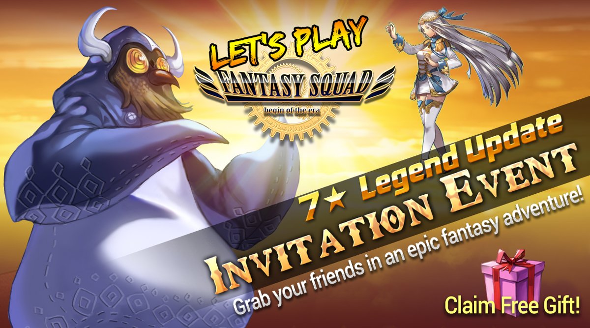fantasysquadsea's tweet photo. Invite as many as you can and check your game mailbox for gifts! 🎁🎁🎁 Click this link: https://t.co/6tMwUDV9hi #InvitationEvent https://t.co/2vLwAmmSuz