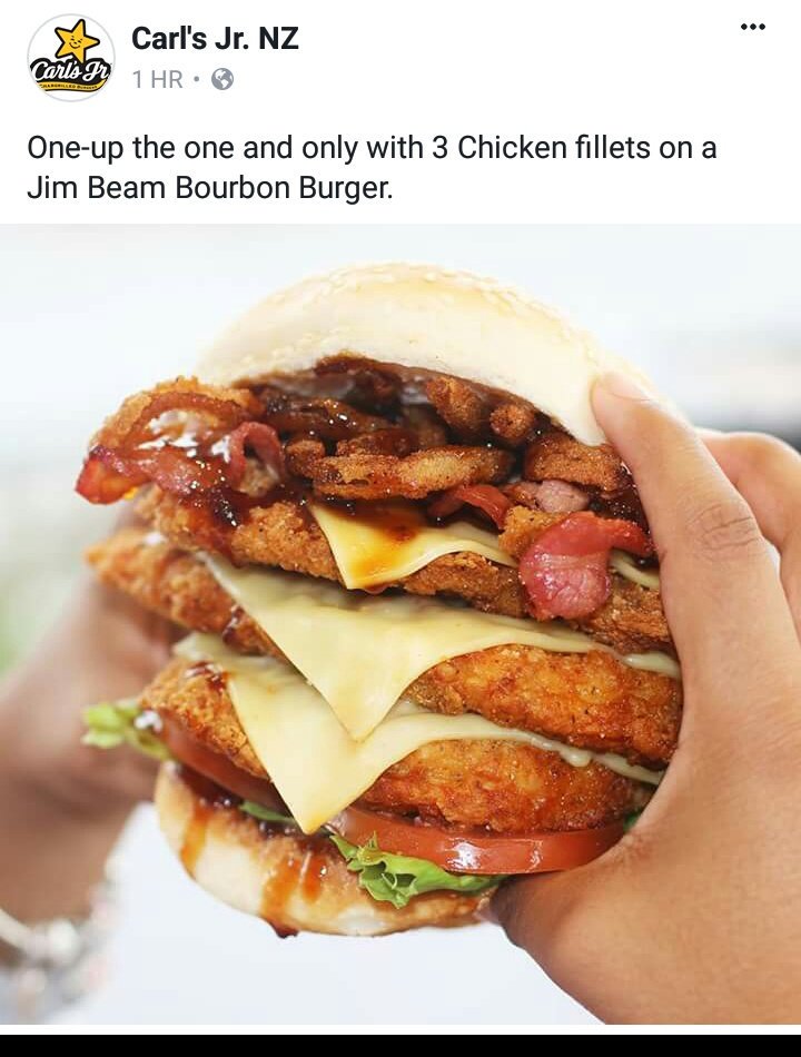 key_a_k's tweet photo. Hey @NZCarlsJr !
You made me change the plan for tonight😆😁🙌
Look at this!
#BurgerPro #PlanB https://t.co/N6hM7XebWt