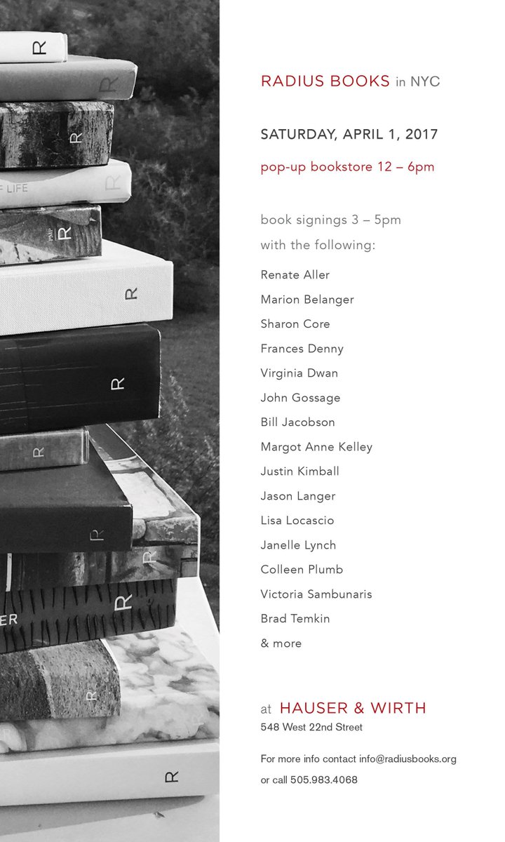JLangerPhotos's tweet photo. Meet me at Hauser &amp; Wirth, NYC - April 1 - See you there! JL https://t.co/mhl5p64Enm