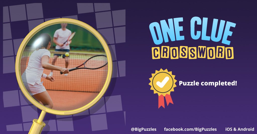 Sxnve's tweet photo. I completed a puzzle in One Clue Crossword. Play now for free!
https://t.co/NF2qWhjmdy #OneClueCrossword https://t.co/yMLRYWC1XZ