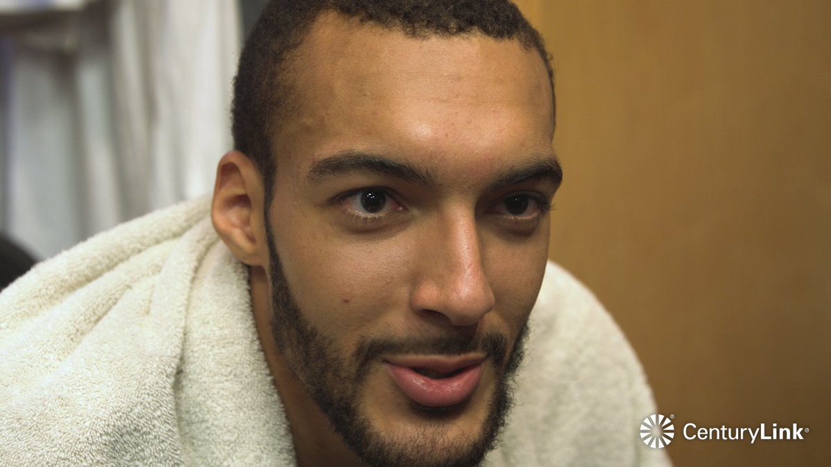 Rudy Gobert Postgame Interview.  📽️: on.nba.com/2niiK23  #LACatUTA #takenote https://t.co/fF2BpEbP5Y