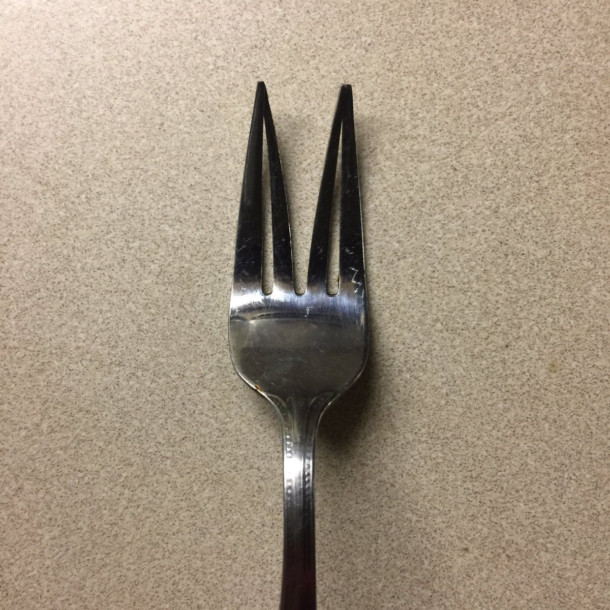 PJStoppleworth's tweet photo. And for my 666th Tweet, I give you a fork forged by Beezelbub's dishwasher. Or maybe it's pop art sculpture - not sure #tweet666 https://t.co/MWHgh2gT2j
