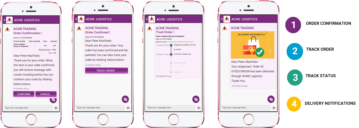 twixor_digital's tweet photo. Order conformation and #track order through #actionable #messaging @MeOnCloud_MOC https://t.co/1weIXa8FUD