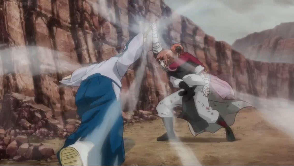 uc_rahan's tweet photo. 今週の銀魂の神楽ちゃんを守る男組がイケメンすぎてつらい

 #gintama https://t.co/QWenp85ZNt