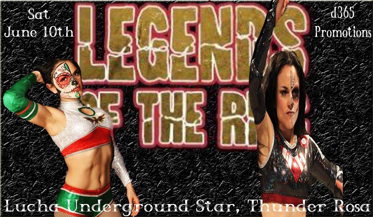 June 10th #LegendsOfTheRing thus far @kaitlindiemond @sisterz_twisted @holidead @thunderrosa22 @LannyPoffo #LOTR #WWE