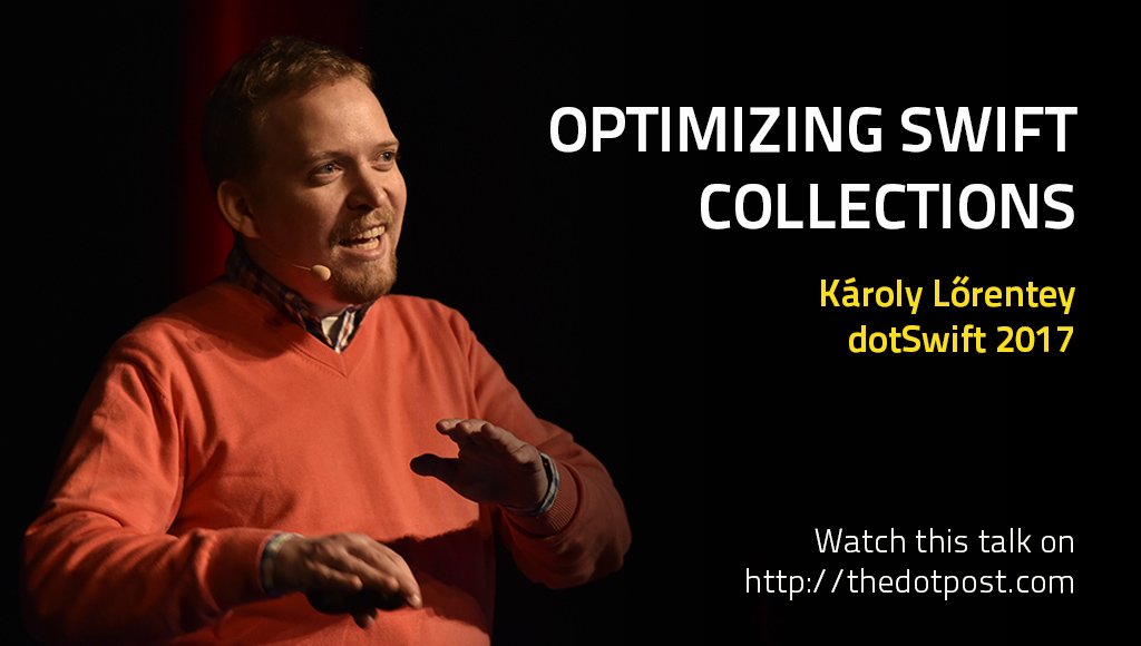thedotpost's tweet image. The talk from Károly @lorentey at @dotSwift 2017 is now available at thedotpost.com/2017/01/karoly…
