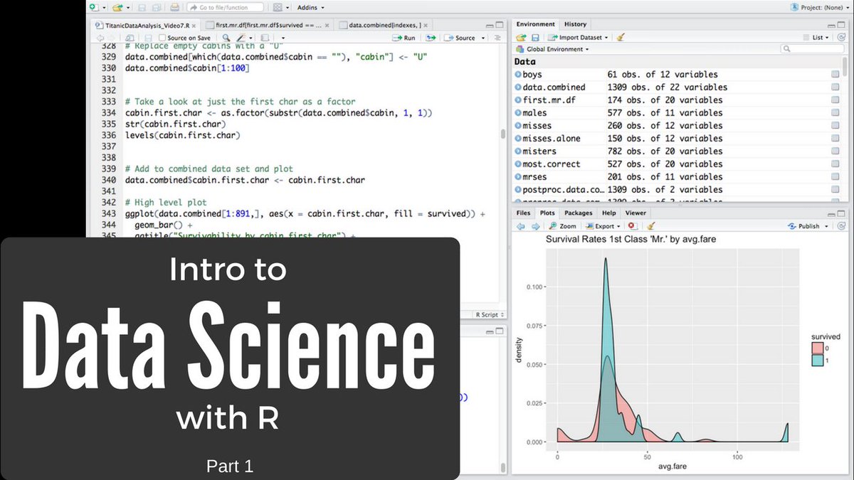 DataInfact's tweet image. Introduction to Data Science with R - Data Analysis Part 1 dub.io/s/84465 #r_programming_language #data_science