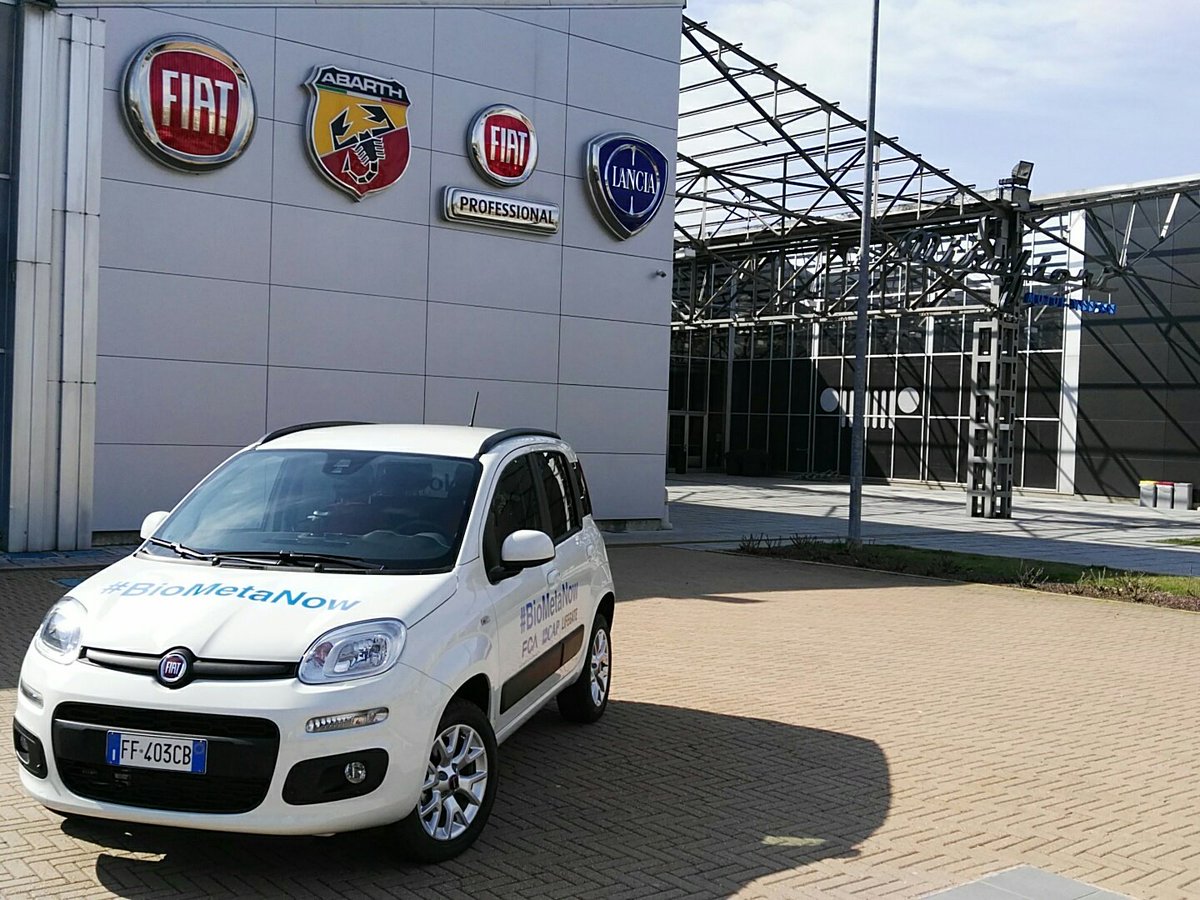 EColciago's tweet photo. #BioMetaNow Parte oggi l'avventura di Panda a biometano @gruppocap @lifegate @fcagroup https://t.co/XVh6eDkzw4