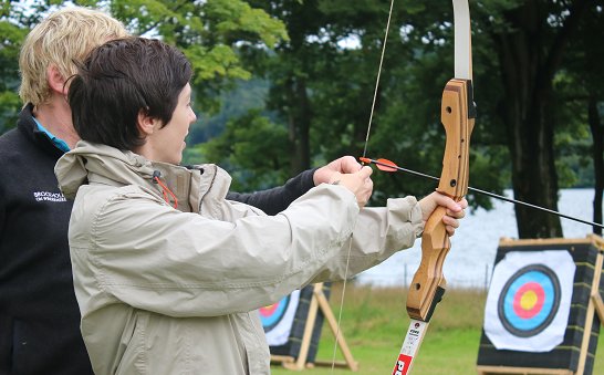 brockhole's tweet photo. Archery is BACK everyone!! Book your places now to join in the fun with Dan and the team this Easter - https://t.co/YWqb57y2Z4 https://t.co/y7i4acCm9e