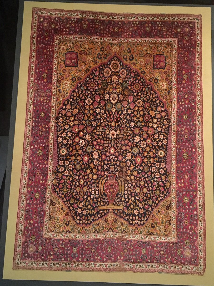 AusAmbQatar's tweet image. At the launch of the wonderful #ImperialThreads exhibition @MIAQatar last night - showing common aspects of Ottoman, Persian and Mughal art