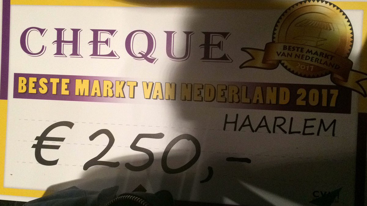 jLangenacker's tweet photo. Mooie tweede prijs voor Haarlemse zaterdagmarkt. Trots op marktondernemers en ieder die de markt tot een succes heeft gemaakt. https://t.co/lSaiORepjM