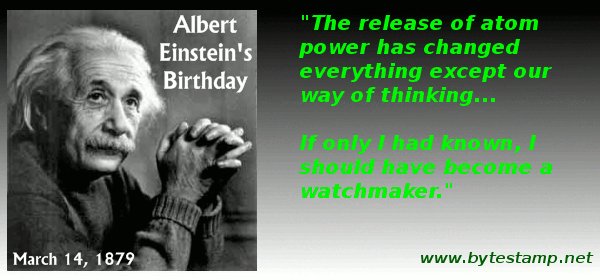 bytestamp's tweet image. bytestamp.net/docs/qdoc/en/3… 
Timestamp at:
2017-03-14 10:45:26 UTC
in block number 1736152
#AlbertEinstein #ProofOfExistence #ByteStampProof