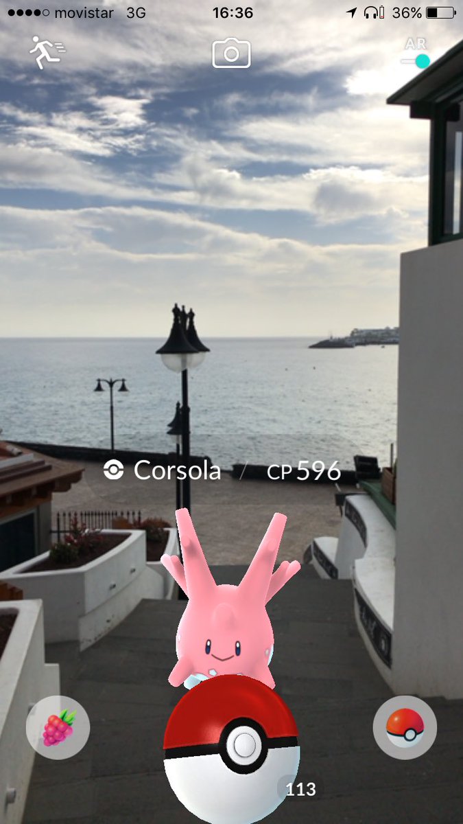Andio72Andio's tweet photo. All new pokedex entries from Lanzarote- Barr Chinchou- only saw one Chikorita- damn! &amp; no Larvitars anywhere 😰#PokemonGO #gen2 #Lanzarote https://t.co/xl74AYQQta