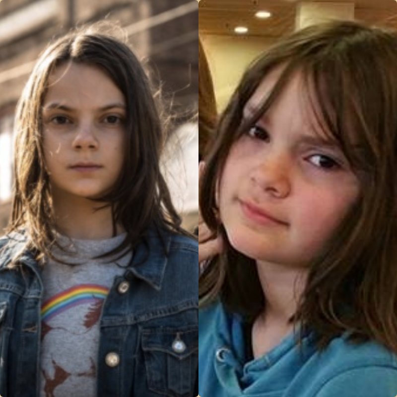 MNMMFC's tweet image. hello, juste pour le plaisir!  :) J'ai été voir le film Logan, j'ai été surprise de la ressemblance avec ma fille, née aussi en 2005!