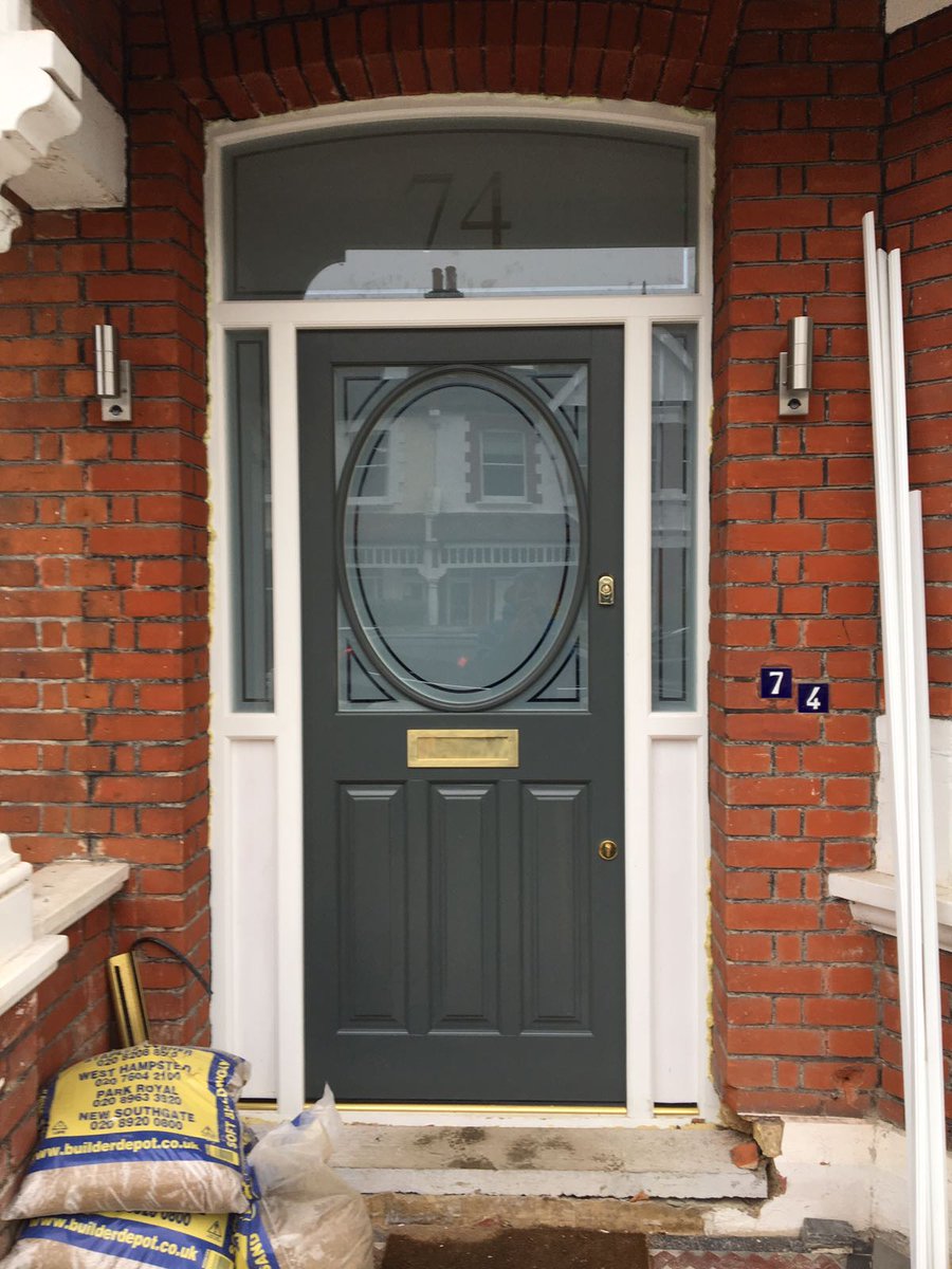 A before and after of our gorgeous Hardwood Timber Doors made to order, another job Well done by <a href="/SheenWindowsLtd/">Sheen Windows Ltd</a> <a href="/EastSheenNow/">East Sheen Now</a>