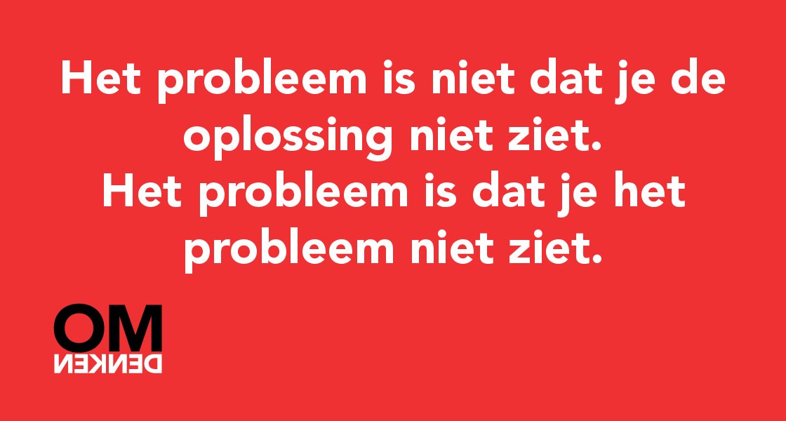 Omdenken's tweet image. 