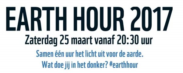 Zorgen over #klimaatverandering? Doe 25 maart mee en laat zien dat je de aarde belangrijk vindt bit.ly/2mj44fF #earthhour