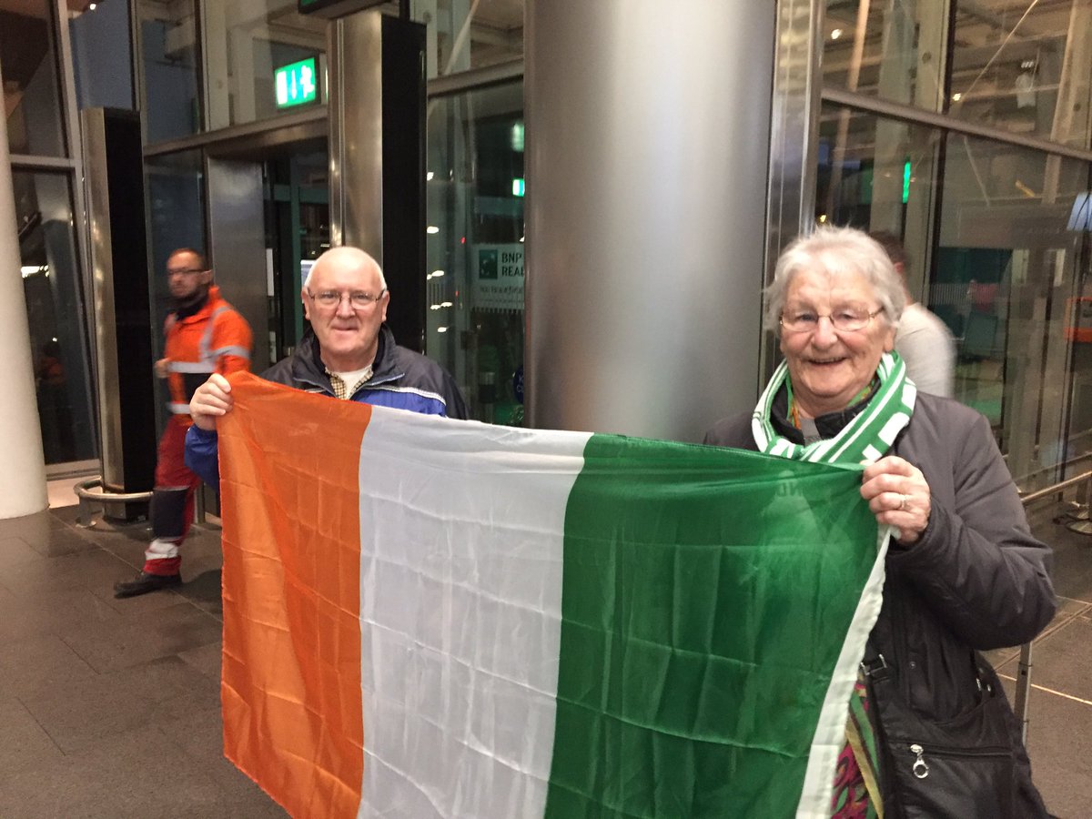 HenryMcKean's tweet photo. Waving goodbye to loved ones taking part in the @SpecialOlympics winter games in Austria @DublinAirport @BreakfastNT @AerLingus @SOIreland https://t.co/g7p8iH5YkJ